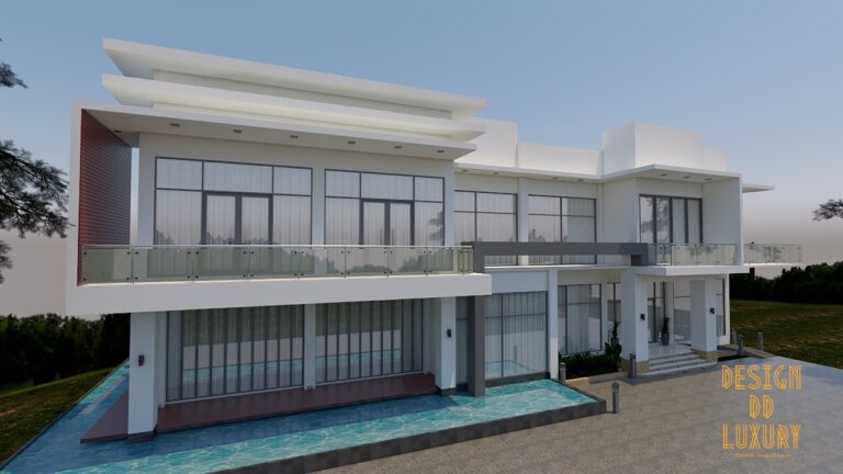 แบบบ้านพักอาศัย ค.ส.ล. 2 ชั้น รหัส DD2001