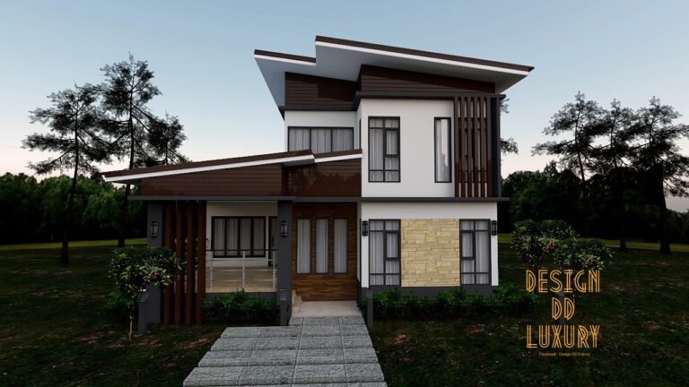 แบบบ้านพักอาศัย ค.ส.ล. 2 ชั้น รหัส DD2003