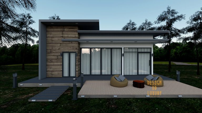 จำหน่ายแบบบ้านพักอาศัย ค.ส.ล. ชั้นเดียว  รหัส DD1001