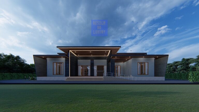 บ้านพักอาศัย ชั้นเดียว 6 ห้องนอน